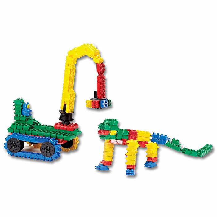Superflex Building Blocks Flexiblocks Construction Set, 299 Pieces | Becker's