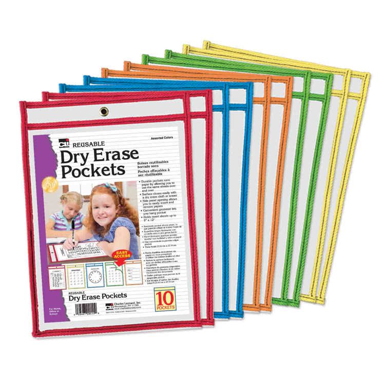 Dry-Erase Pockets, Set of 10