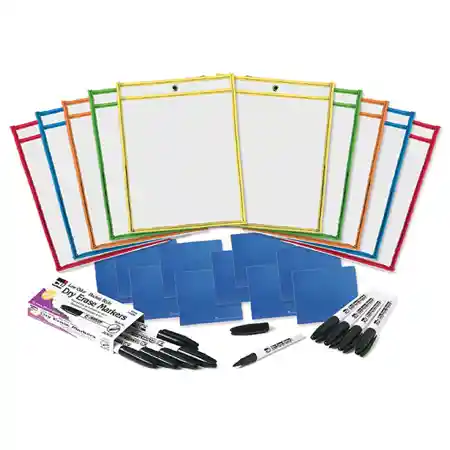 Dry-Erase Pockets Classpack