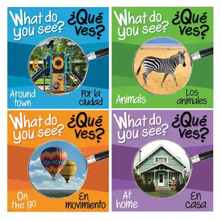 What Do You See? Board Book Set, Bilingual