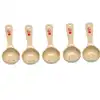 2 oz. Perforated Portion Control Serving Spoon, Set of 5