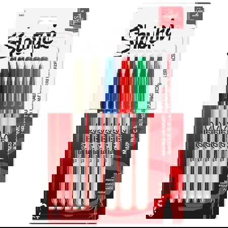 Sharpie Fine Point Markers, 5 Pack