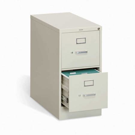 Hon® Vertical File Cabinet Series, Putty, 2 Drawer