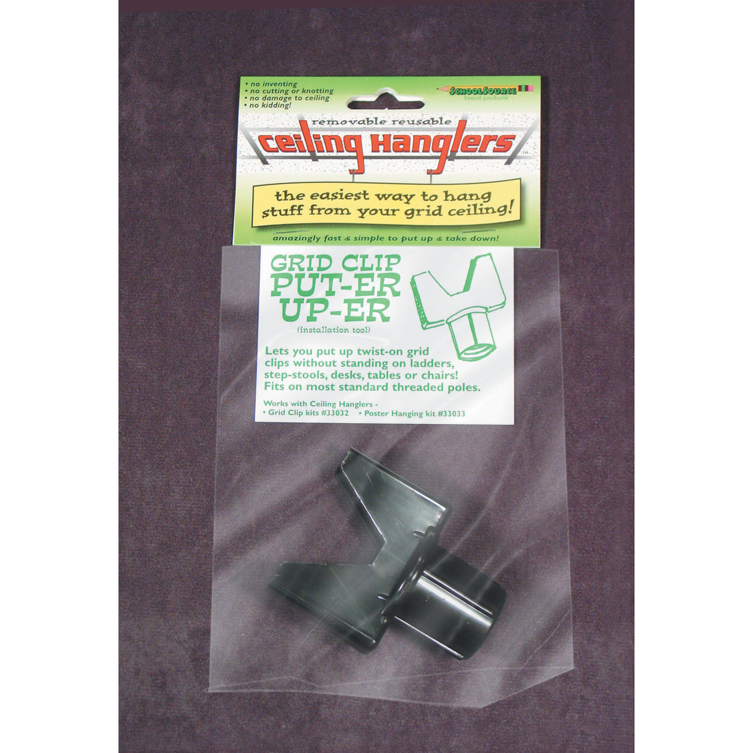Ceiling Hanglers Grid Clip Put Er Up Er Becker S School Supplies