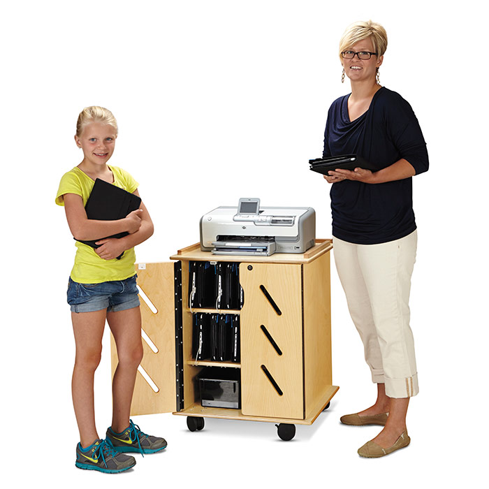 Laptop & Tablet Storage Cart | Becker's School Supplies