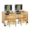 Computer Desk, Double Desk, 48"W