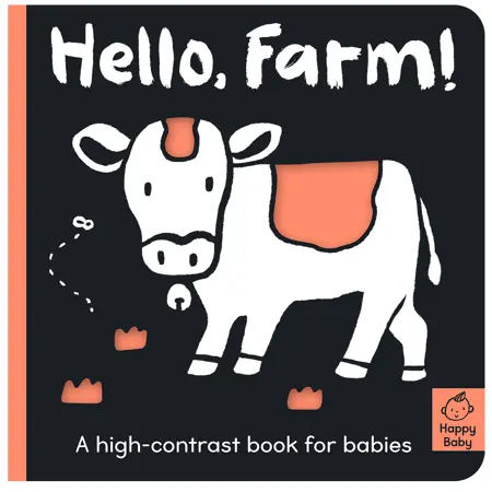 Hello Farm!: A High-Contrast Board Book