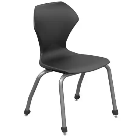 Apex Stacking Chair, 12" Black