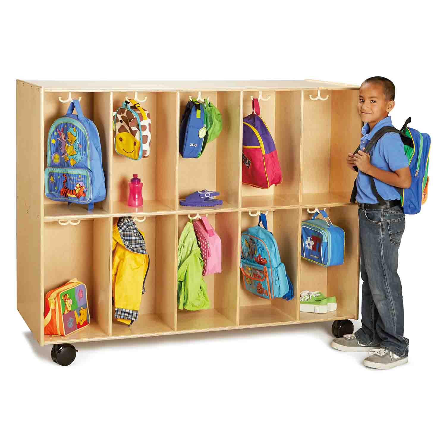 20 Section Mobile Backpack Cubbie