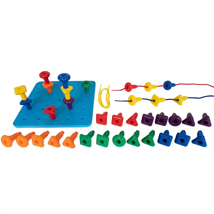 Geo Pegs & Pegboard Set
