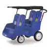 Gaggle® Parade 4™ Roof, Black with Gray Stripes