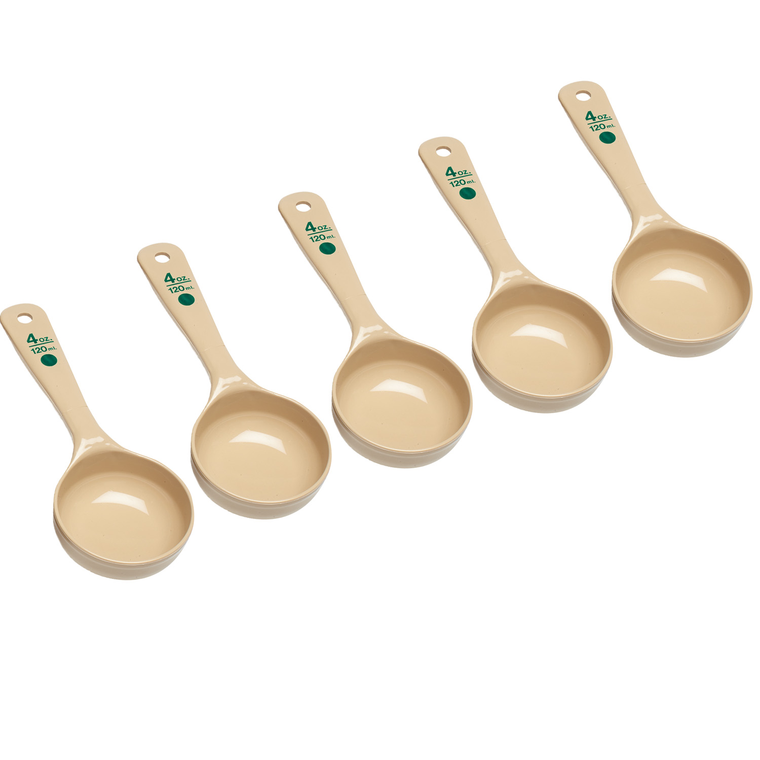 Becker's Exclusive Kits 4 oz. Portion Control Serving Spoon, Set of 5