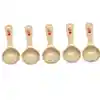 2 oz. Perforated Portion Control Serving Spoon, Set of 5