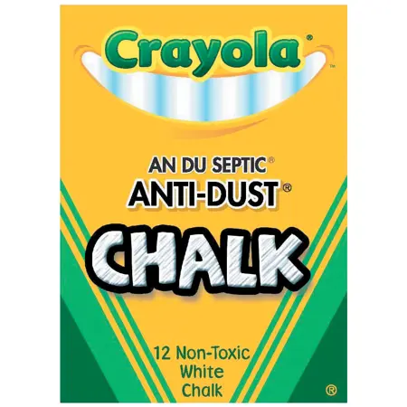 Crayola® Anti-Dust White Chalk