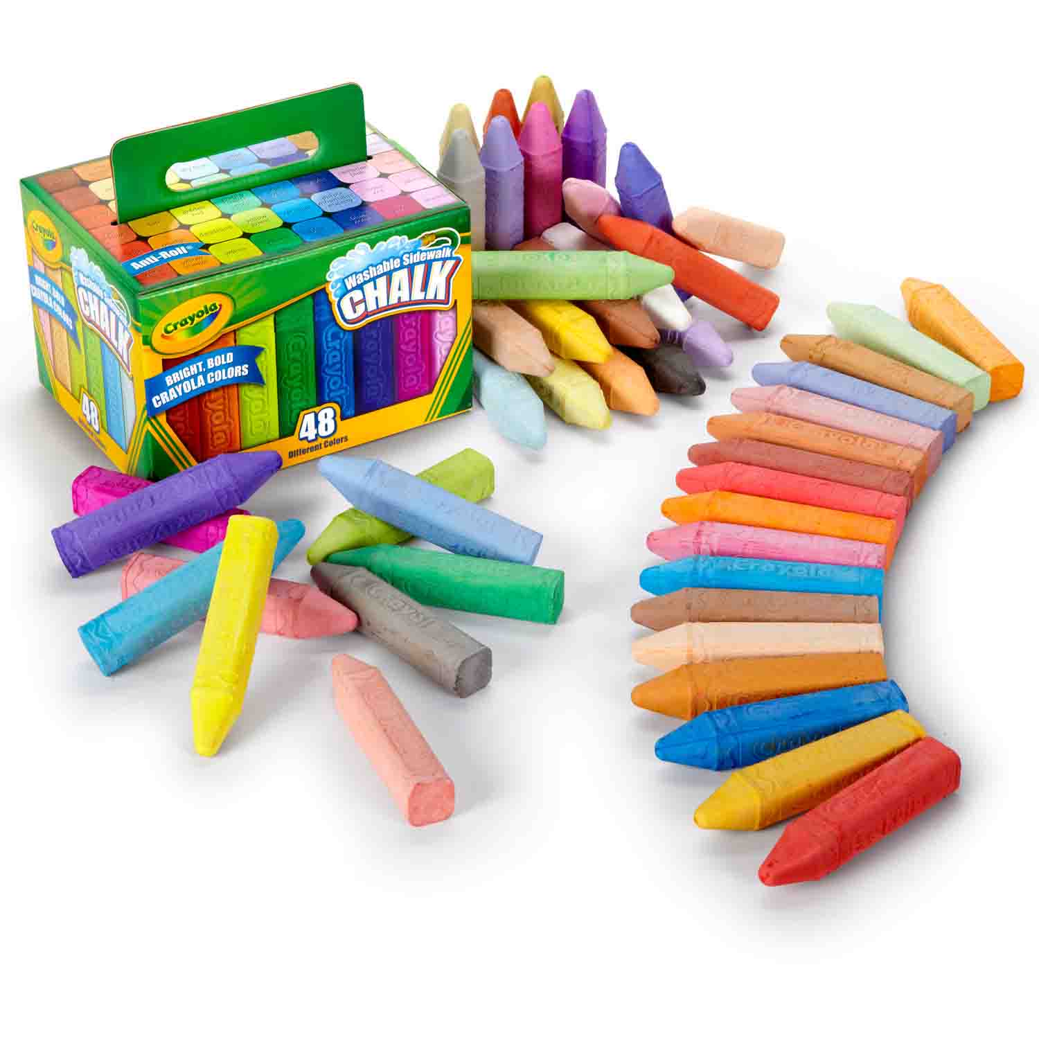 Crayola® Sidewalk Chalk, 48 Ct Becker's School Supplies
