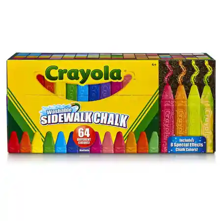 Crayola Sidewalk Chalk, 64 Count