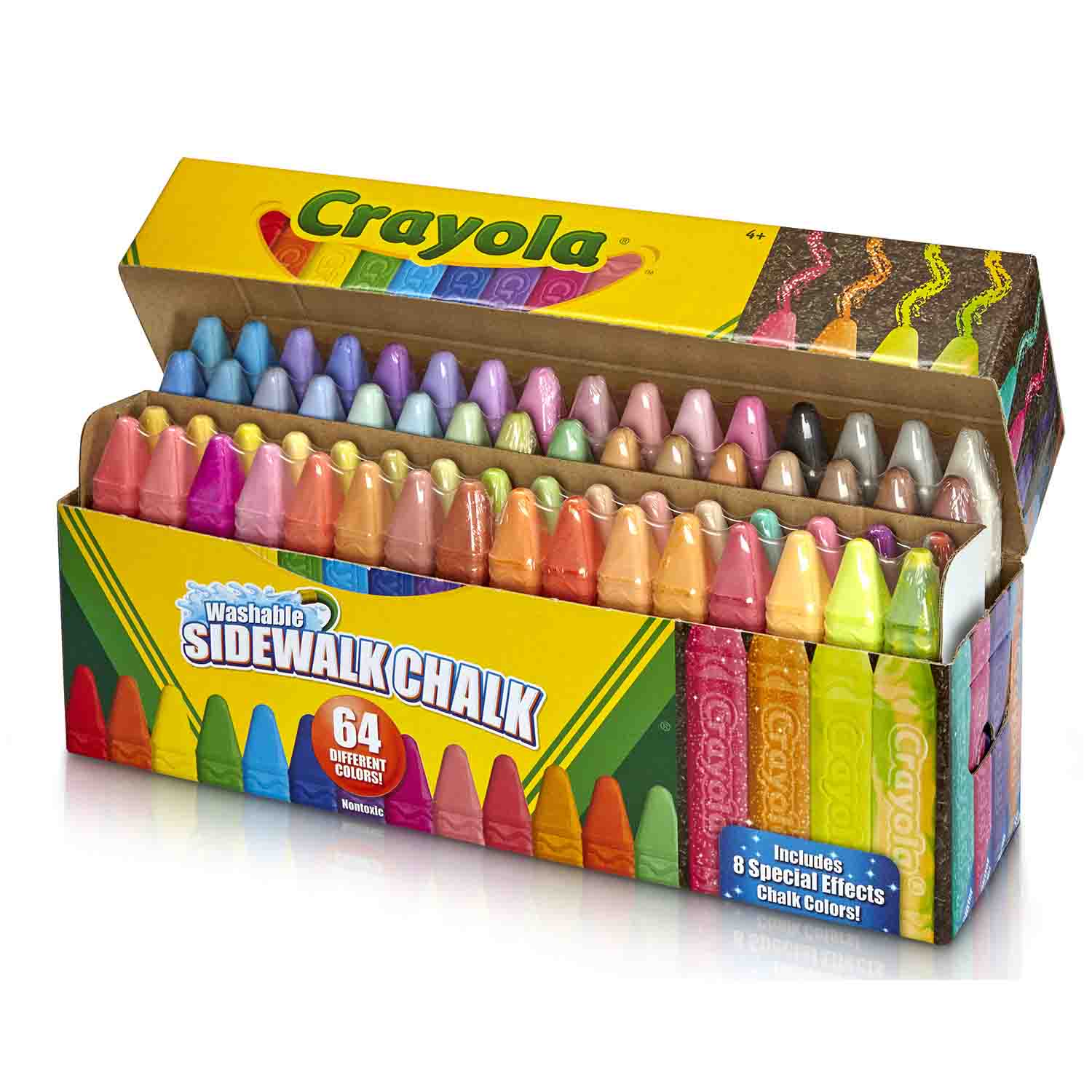 Crayola Sidewalk Chalk, 64 Count