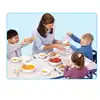 Family Style Dining Divided Plates, 6 Pieces