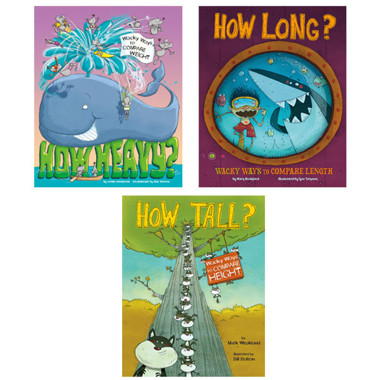 Wacky Math Comparisons Book Set | 4 Books | Becker's