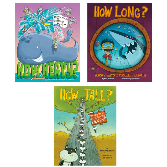 Wacky Math Comparisons Book Set | 4 Books | Becker's