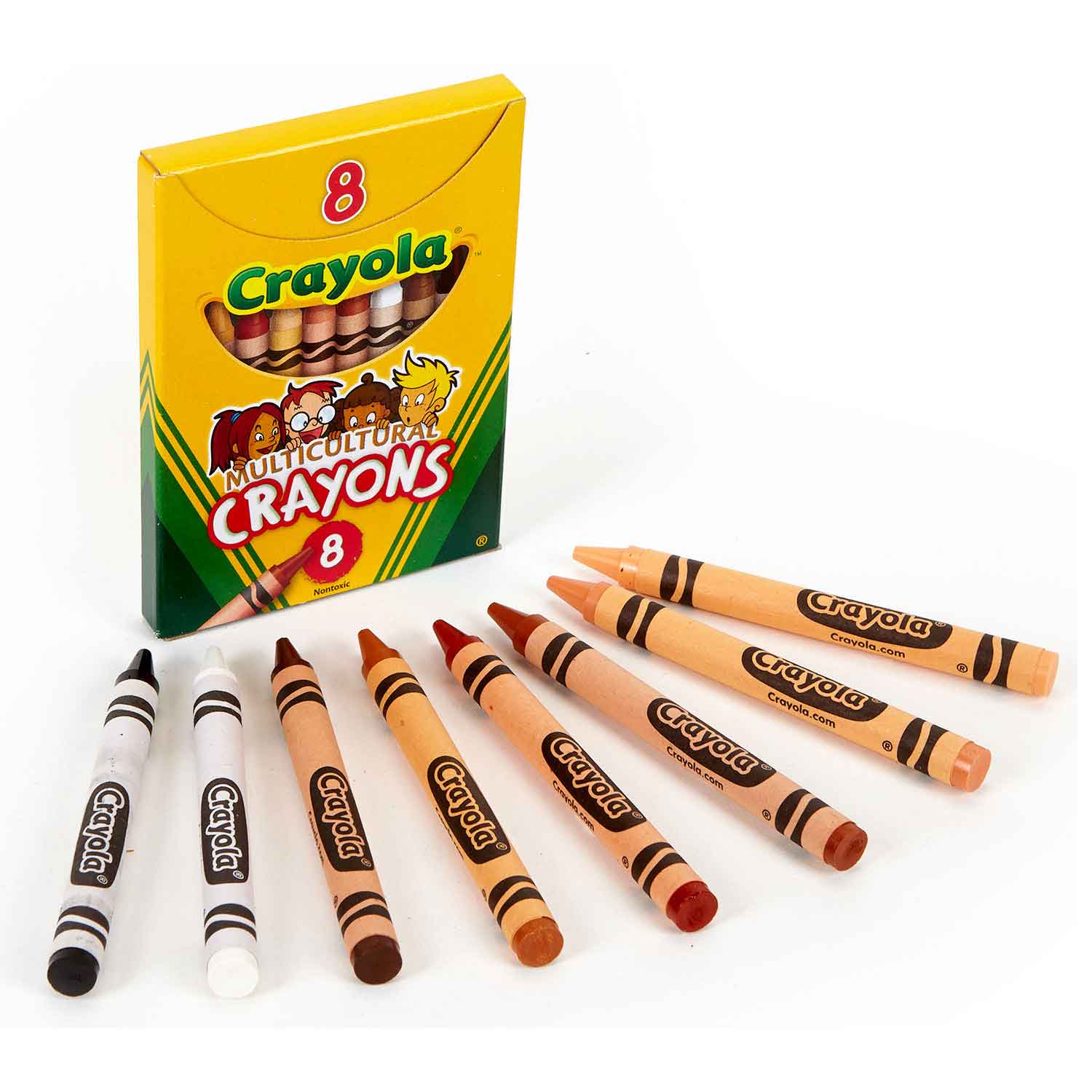 Crayola® Multicultural Crayons 8 count Becker's