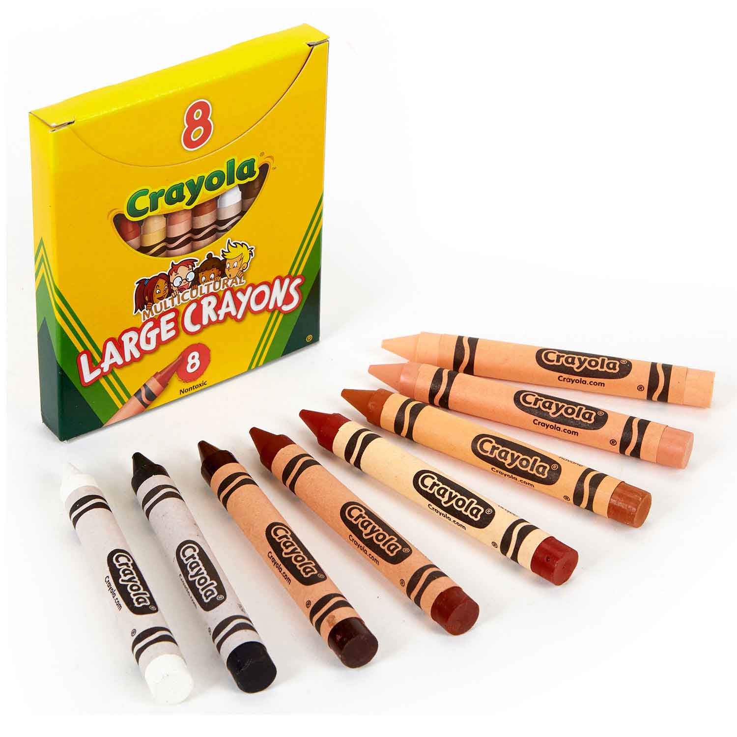 Crayola® Multicultural Crayons 8 count Becker's