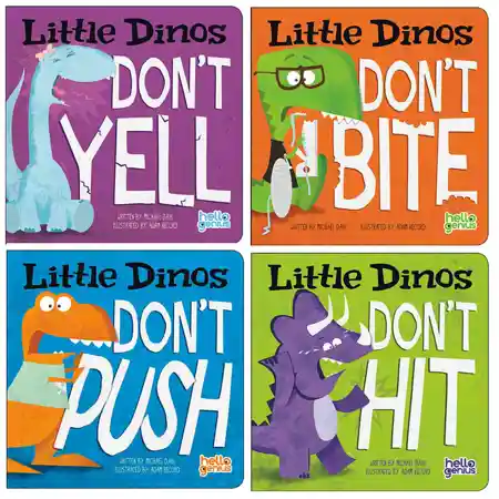 Little Dino's Good Manners Board Book Set