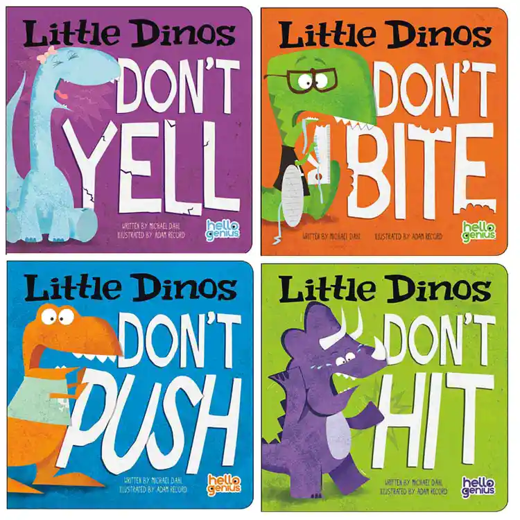 Little Dino's Good Manners Board Book Set