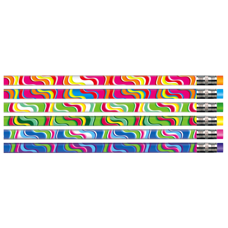 Crazy Color Wave Assorted Pencils