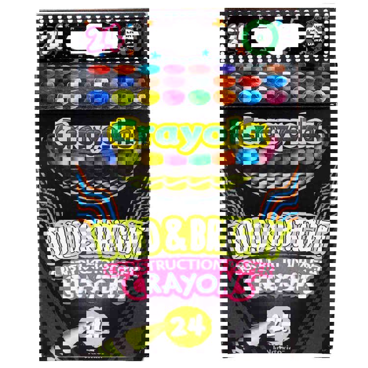 Crayola® Bold & Bright Construction Paper Crayons