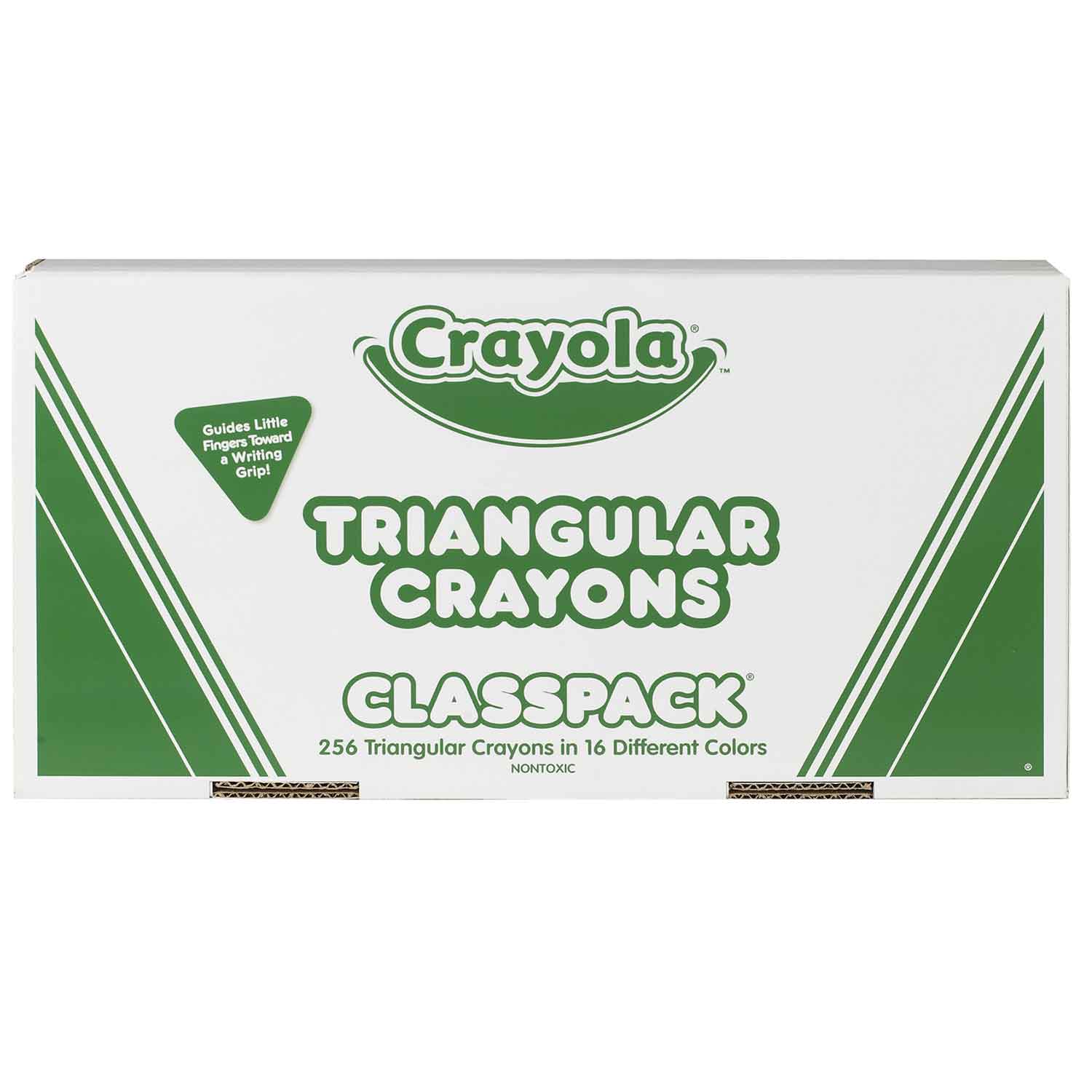 Crayola Crayon Classpack Triangular 16 Colors 256 Crayons