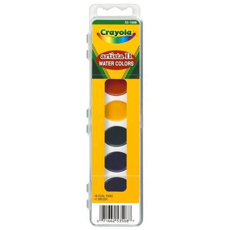 Crayola® Artista II® Watercolors, 8 Colors