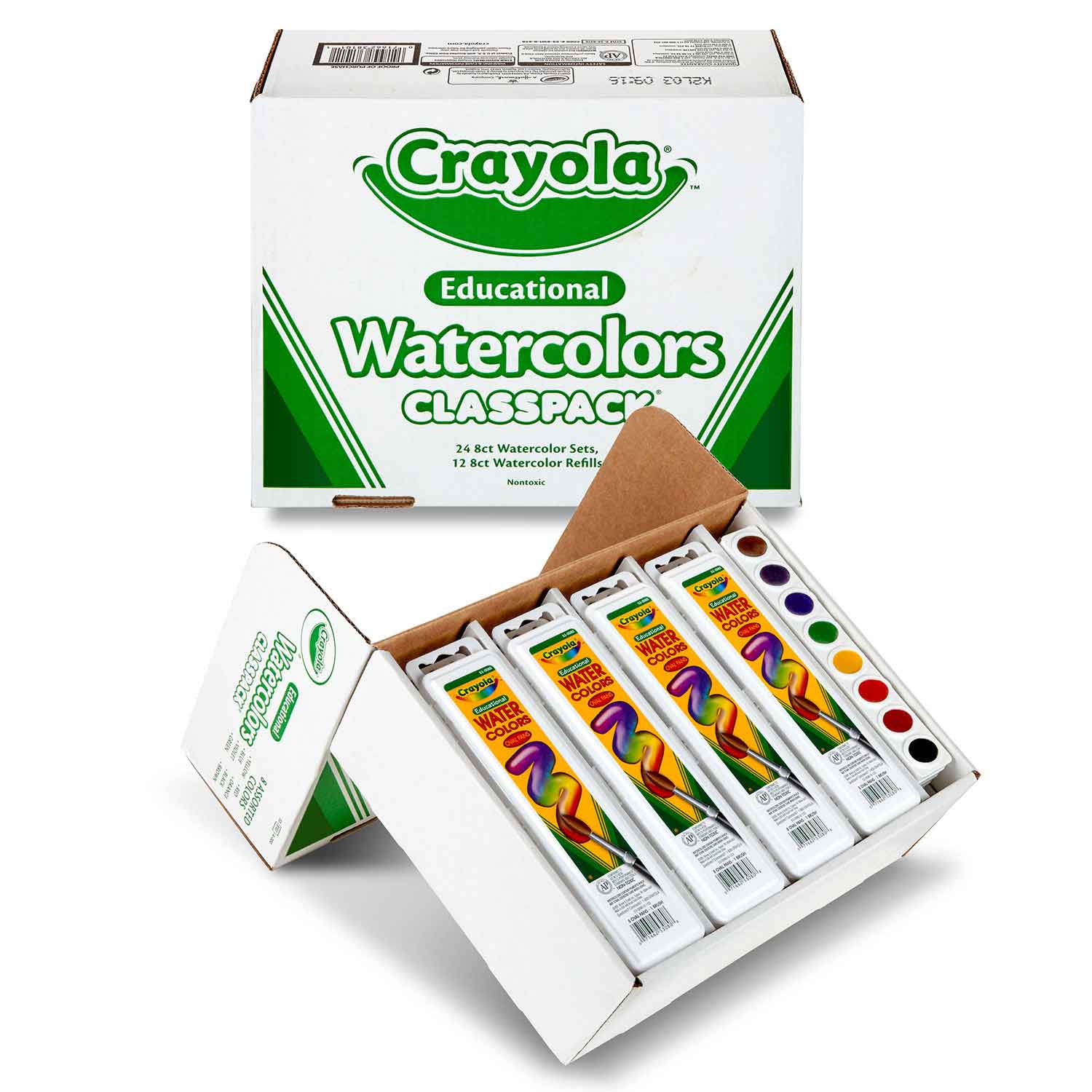 Crayola Crayons Bulk, 24 Box Classpack, 24 Assorted Colors