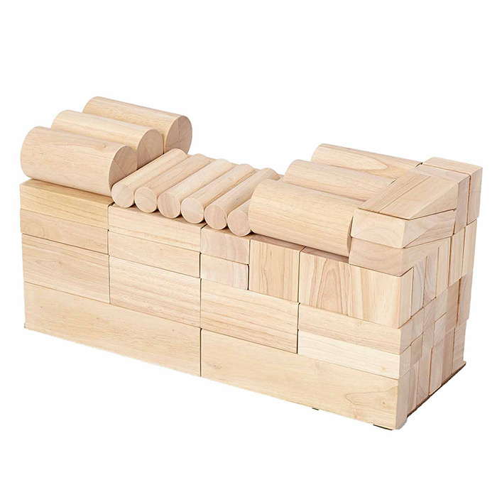 Unit Blocks Mini Unit Block Sets, Blockbuster Set (174 pieces in 15 shapes)