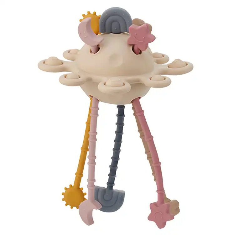 Sili-Soft Zip Pull Toy