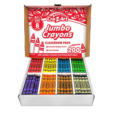 Crayons Large Size Classroom Pack
