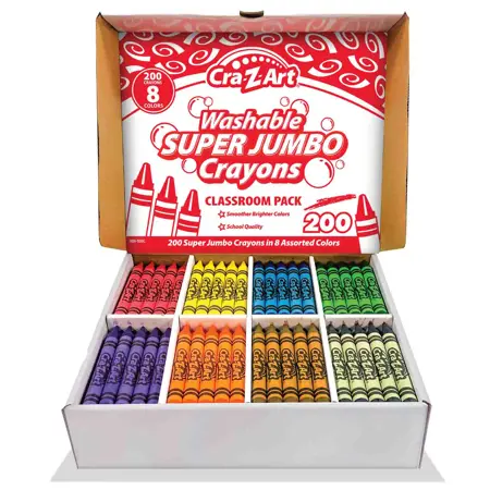 Crayons Extra Large Size Classroom Pack