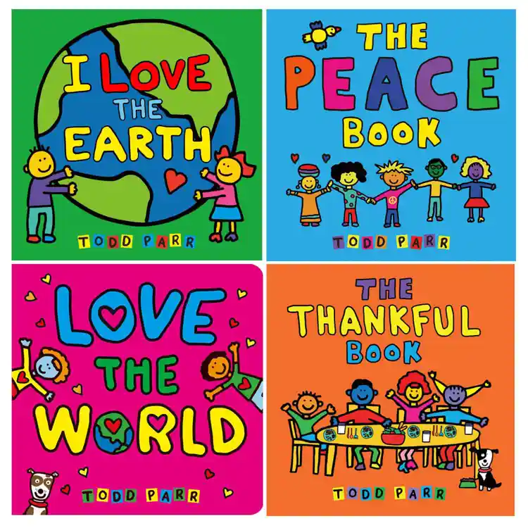 Todd Parr's Kindness & Caring Board Book Set