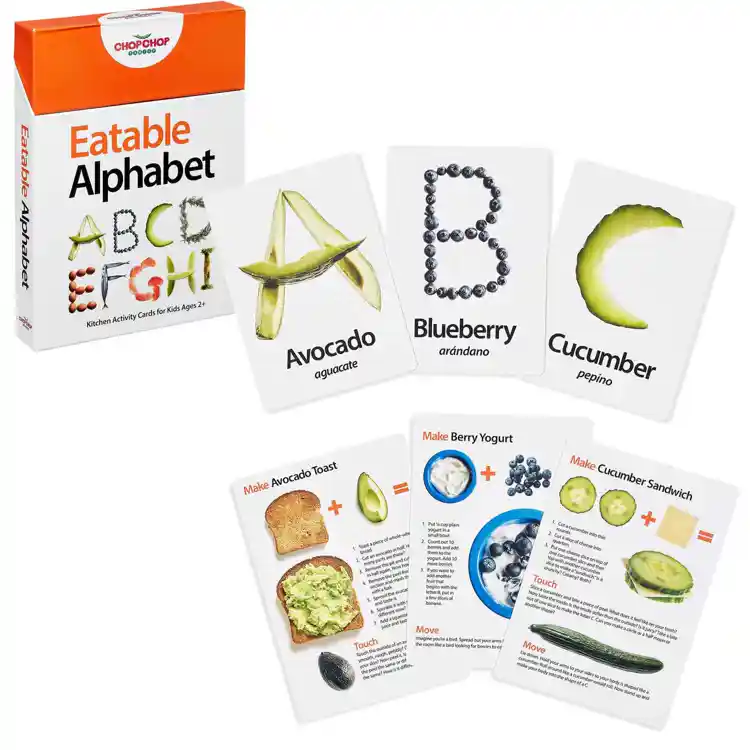 Eatable Alphabet Cards