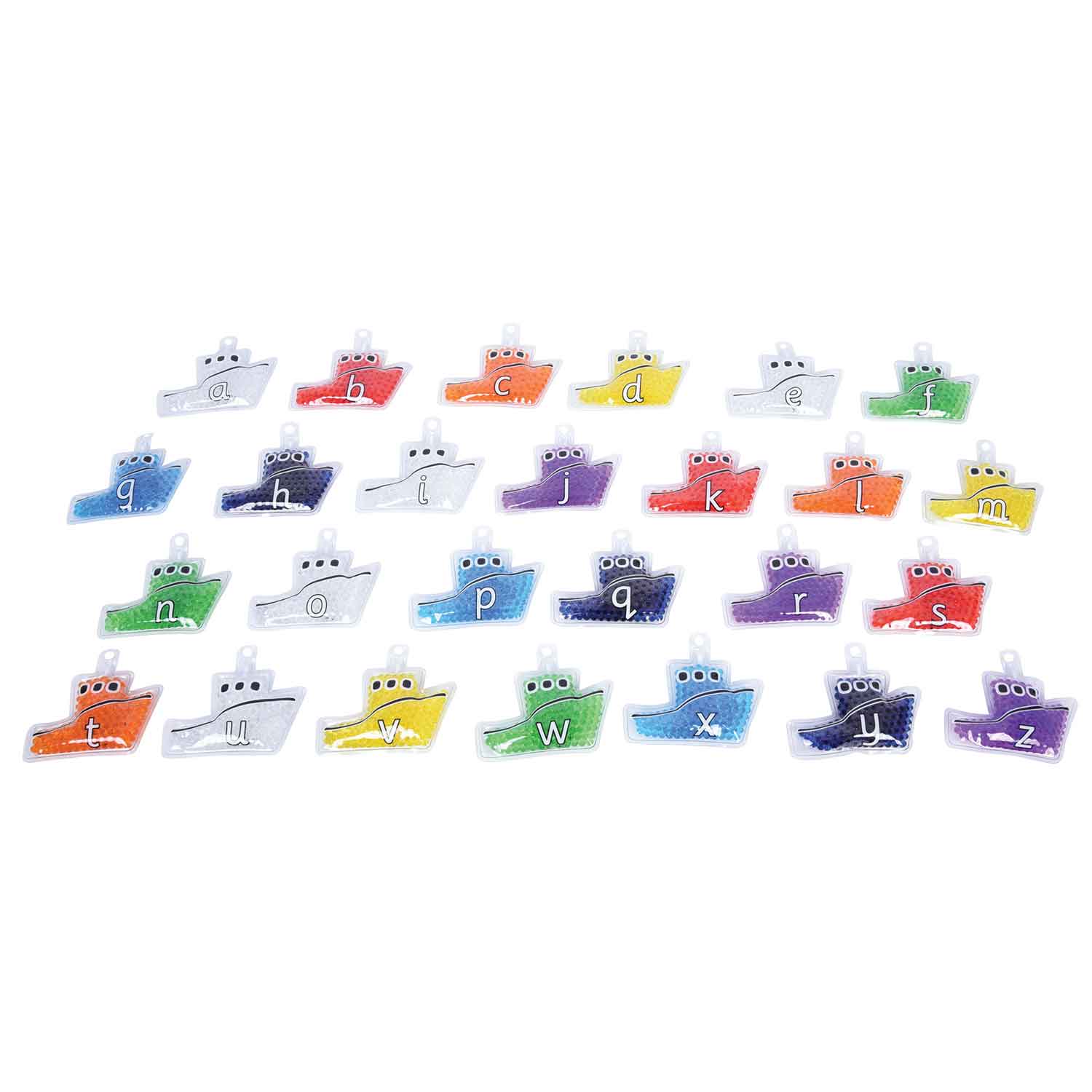 Gel Alphabet Boats Becker's School Supplies