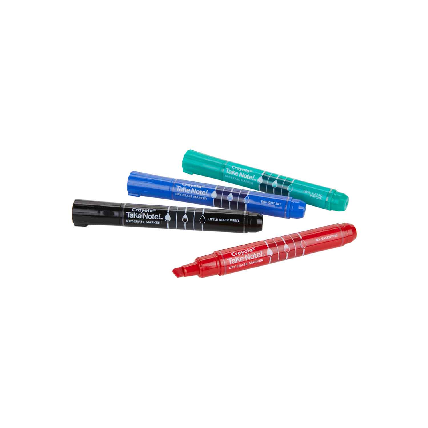 Crayola Take Note Dry Erase Erasable Markers, Green, Beginner