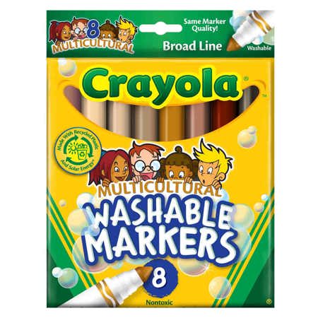 Crayola®  Multicultural Washable Markers, 8 Ct