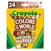 Crayola® Colors of the World™ Washable Broad Line Markers