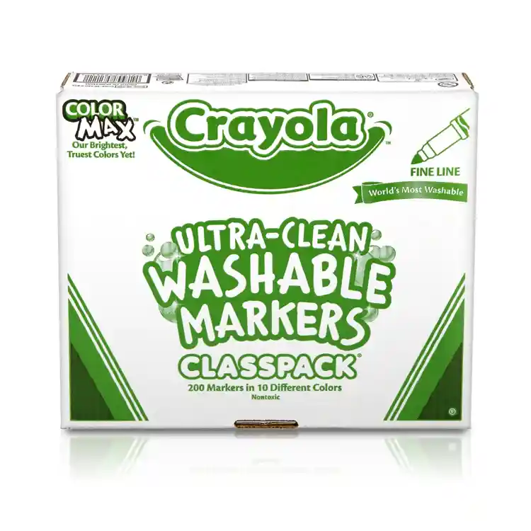 Crayola® Washable Fine Line Markers Classpack®