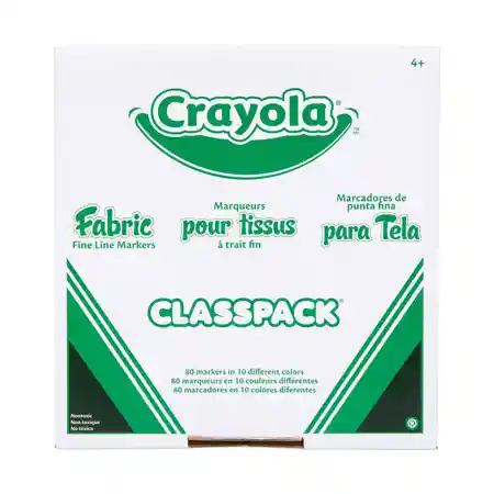 Crayola®  Fabric Marker Classpack®