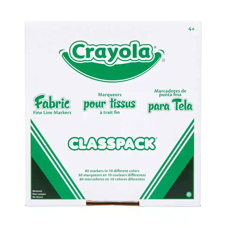 Crayola®  Fabric Marker Classpack®