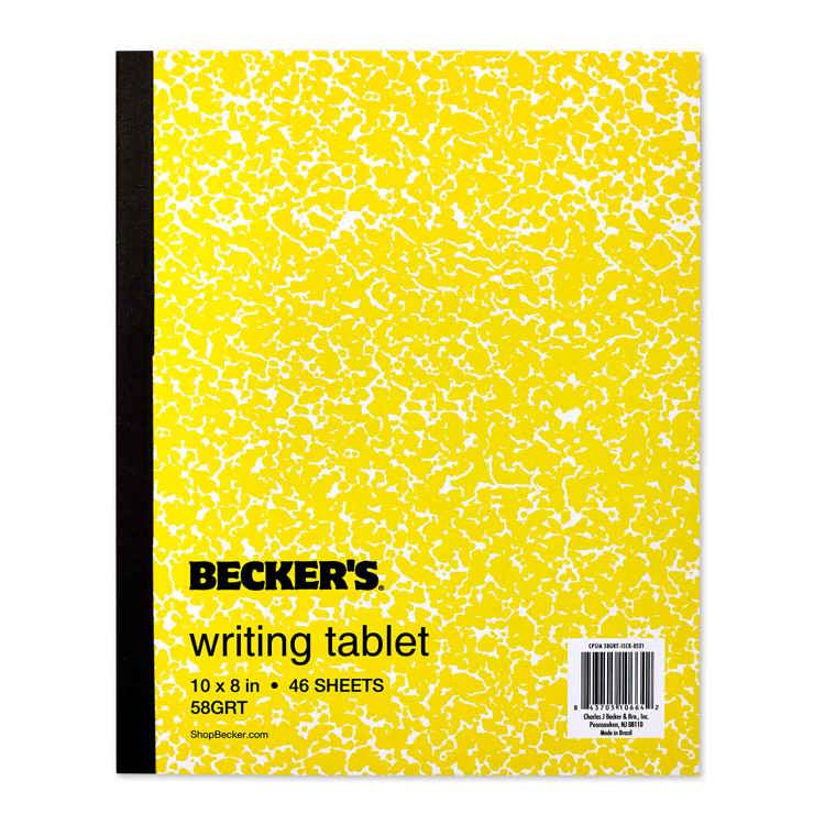 Becker's Penmanship Theme Tablets, Tear Out-Dozen