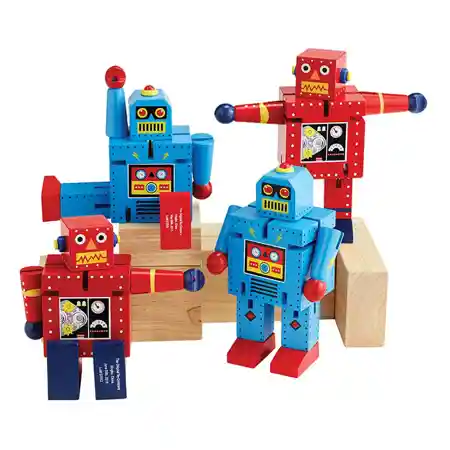 Giant Wood Robots