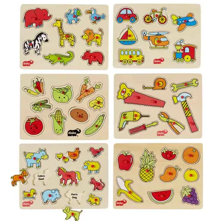 Bilingual Puzzle Set