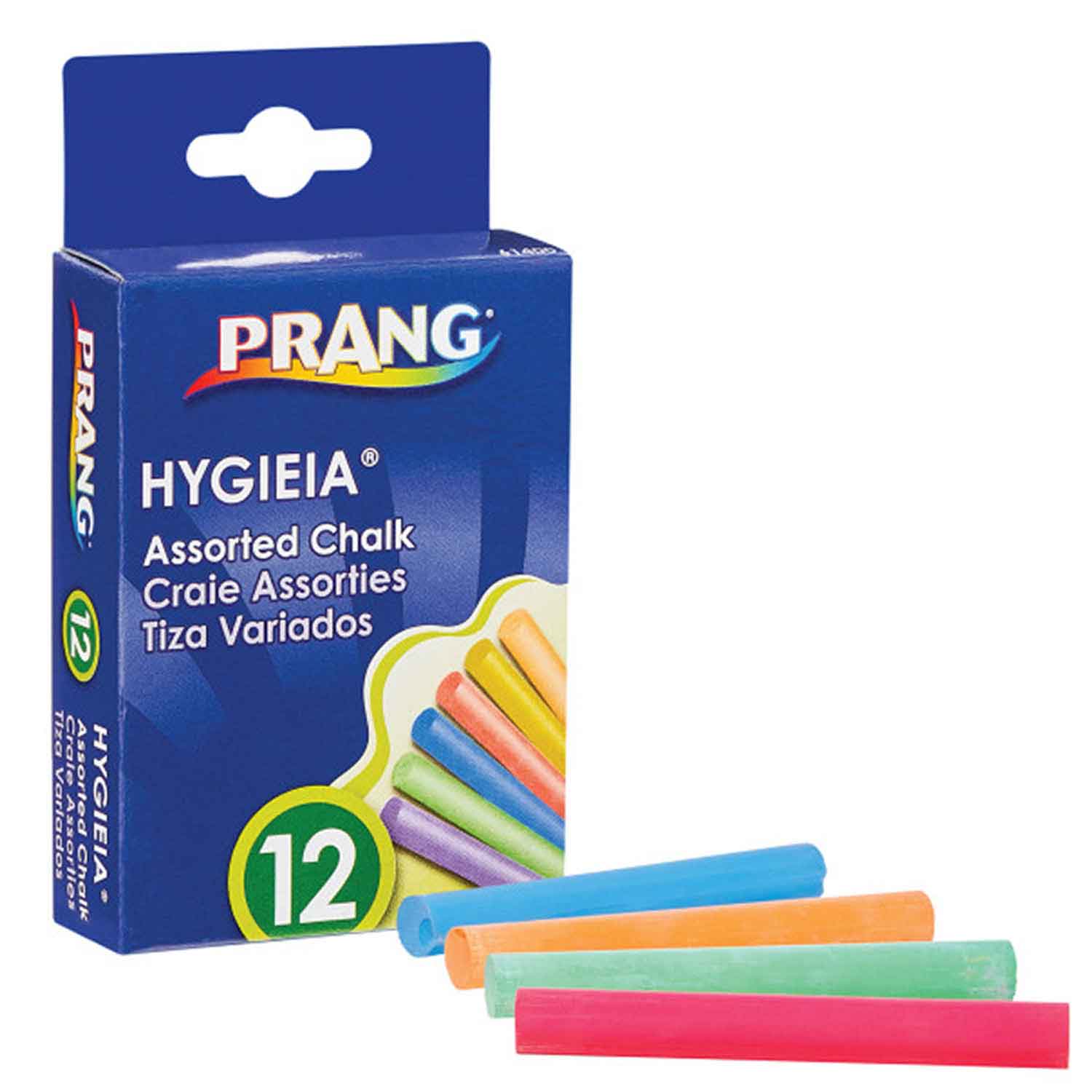 Prang® Hygieia® Dustless Board Chalk, Assorted